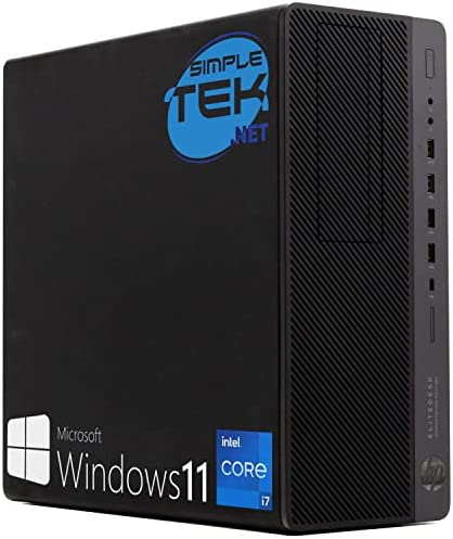 PC de bureau HP EliteDesk 800 G4 Windows 11 Pro Core i7 Jusqu'à 4,60 GHz 32 Go RAM SSD 480 Go | DisplayPort TypeC Tower Workstation Ordinateur fixe (reconditionné) Fiche Technique et Prix au Maroc