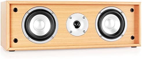 AUNA Linie-300 - Enceinte Centrale HiFi Home Cinema à 2 Voies Bassreflex 35W RMS - hêtre Fiche Technique et Prix au Maroc