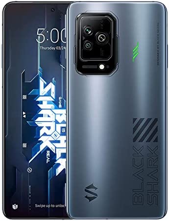 Black Shark 5 [5G] Smartphone 12+256Go, Écran 6,67" E-Sports AMOLED 144Hz, Snapdragon 870, Caméra 64MP, Batterie 4650 mAh, 120W Hyper Charge, LPDDR5+UFS3.1, (Version Mondiale) (Gris Explorateur) Fiche Technique et Prix au Maroc
