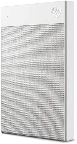 Seagate Ultra Touch, 2 To, Disque dur externe portable HDD – Blanc, USB-C USB 3.0, Abonnement de 4 mois à la formule Adobe Creative Cloud, et services Rescue valables 2 ans (STHH2000402) Fiche Technique et Prix au Maroc