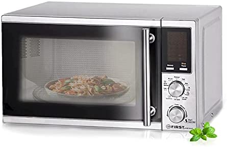 TZS First Austria 2-in-1 Four à micro-ondes numérique avec gril, 700W, 900W gril, capacité 20L, écran LED, fonction décongélation, 8 programmes automatiques, plateau tournant, minuterie, sécurité enfants Fiche Technique et Prix au Maroc