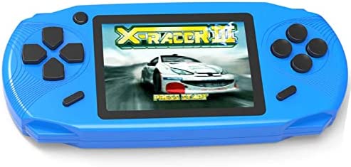 Console de Jeux Portable pour Enfants Adultes Construit en 100 avec 16bit Éducation Jeux Classiques Vidéo Plug & Play et Consoles Système 3.0" LCD Big Écran d’Anniversaire et cadeau de Noël-Bleu Fiche Technique et Prix au Maroc
