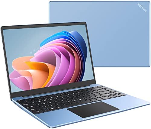PC Portable 14" Windows 10 Intel 128Go SSD Soutien Extension 1TB 6Go Ordinateur Portable léger WOZIFAN FHD 1080 2.4G+5G WiFi HDMI inclut Souris sans Fil & AZERTY Clavier Couverture-Bleu Fiche Technique et Prix au Maroc