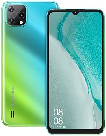 Blackview Smartphone Pas Cher 4G, A55 Telephone Portable Android 11 (3Go RAM/SD-128Go, 4780mAh, 2,0GHz Processeur, Écran 6.528" HD+, 8MP+5MP, Smartphone Dual SIM) Face ID/GPS/5G-WIFI/2Ans de Garantie Fiche Technique et Prix au Maroc