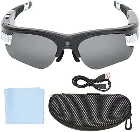 Accessoires -Visuels Et Périphériques,Lunettes De Caméra 1080P Full HD Portable Support De Carte Mémoire Lunettes De D'enregistrement Vidéo pour La Conduite De Pêche Fiche Technique et Prix au Maroc
