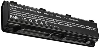 ASUNCELL Batterie d'ordinateur Portable Compatible avec Toshiba Satellite PA5108U-1BRS PA5109U-1BRS PA5110U-1BRS C40 C50 Series C50T C55 C55D C55DT C55T C70 C70-A Pro C70 C70-A C75 C75D C75DT C75T Fiche Technique et Prix au Maroc
