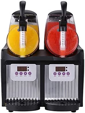 RENOA Blender Personnel Compact de comptoir 2,5 L Maker de Glace à jus de Bureau JTKX-02 Mini Double Tank Slush Machine 22 0v / 300W Petite Machine à Smoothie Double Cylindre Fiche Technique et Prix au Maroc