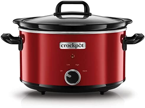 Crockpot SCV400RD Mijoteuse électrique, 3,5L (2-3 personnes), Rouge, Fonction Maintien au chaud Fiche Technique et Prix au Maroc