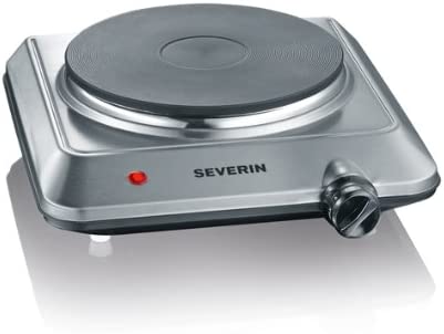 SEVERIN Plaque de cuisson 1 500 W, Plaque de cuisine idéale pour logement étudiant, dans le jardin ou au camping, Plaque électrique au thermostat réglable en continu, inox, KP 1092 Fiche Technique et Prix au Maroc