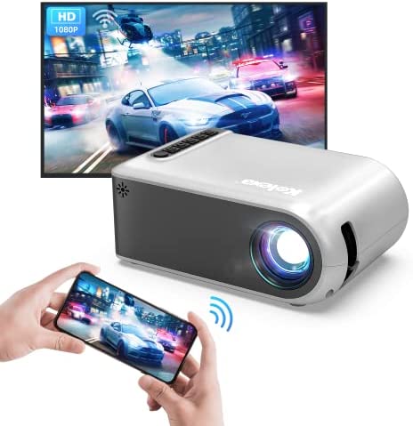 Mini vidéoprojecteur WiFi Full HD 1080P pris en charge Kolexa Mini projecteur pour téléphone portable, projecteur portable compatible avec TV Stick/PS4/HDMI/USB, iOS et Android Fiche Technique et Prix au Maroc