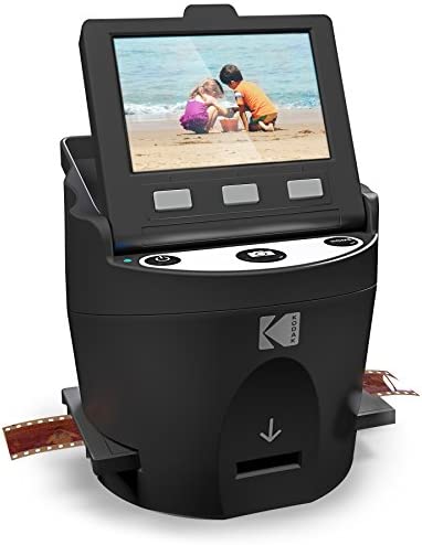 Kodak Digital Film Scanner, Convertit les Négatifs et Diapositives de Film 35 mm, 126, 110, Super 8 et 8 mm en JPEG Comprend un Grand écran LCD Inclinable de 3,5 pouces et des films EasyLoad Fiche Technique et Prix au Maroc
