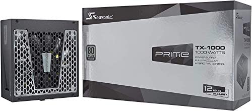 Seasonic PRIME TX-1000 Alimentation entièrement modulaire pour ordinateur 80PLUS Titanium 1000 Watt Fiche Technique et Prix au Maroc