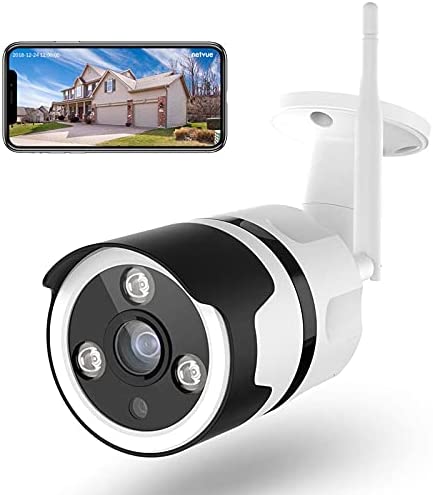 NETVUE Camera Surveillance WiFi Extérieure, FHD 1080P Camera Surveillance Compatible avec Alexa, Caméra WiFi avec Vision Nocturne, Détection Mouvement, Audio Bidirectionnel, Métallique IP66 Étanche Fiche Technique et Prix au Maroc