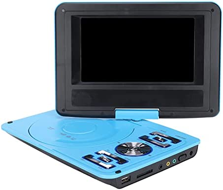 Lecteur DVD Portable HD pour Enfants de 6,8 Pouces, Lecteur CD Portable Compatible avec les Formats DVD/DVD±R/DVD±RW, Lecteur TV de Voiture Pratique Multifonctionnel pour Voiture et Extérieur(bleu) Fiche Technique et Prix au Maroc