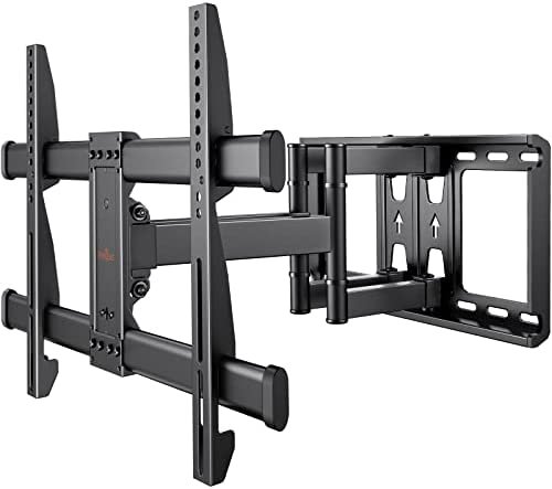 Perlegear Support Mural TV pour écrans 37-84 Pouces Jusqu'à 60KG, Fixation TV Murale Inclinable et Orientable Max. VESA 600x400mm, Accroche TV Mural Fiche Technique et Prix au Maroc