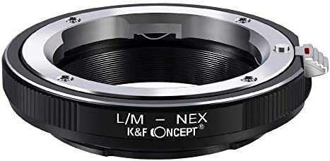 K&F CONCEPT KF06.113 Concept Adaptateur Monture Objectif pour Monter Objectif Leica M vers Caméra Sony Alpha Nex en métal Fiche Technique et Prix au Maroc