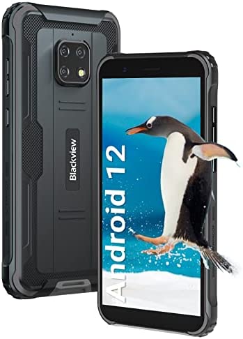 Blackview Android 12 Telephone Portable Incassable 4G, BV4900 Pro Smartphone Débloqué (4Go+64Go, Batterie 5580mAh, Octa-Core, 13MP+5MP, 5.7" Smartphone Etanche) GPS/NFC/Face ID/FM/2Ans de Garantie Fiche Technique et Prix au Maroc