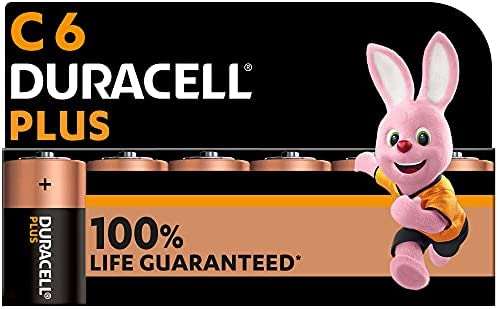 Duracell Plus C LR14 MN1400 Lot de 6 Piles alcalines 1,5 V Fiche Technique et Prix au Maroc