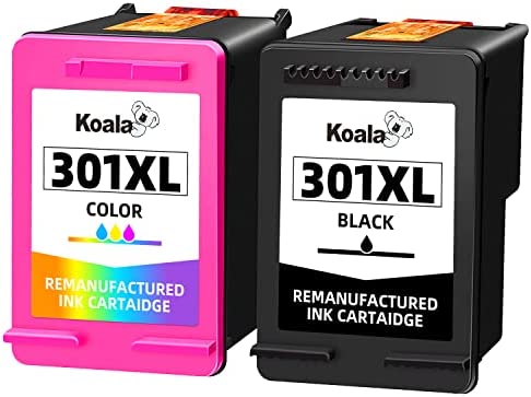 Koala Remanufactured Cartouche d'encre Replacement pour HP 301XL 301 XL pour DeskJet 2540 1010 1510 2050 2544 2510 1050A 1000 OfficeJet 2620 4630 4632 2622 Envy 4504 5534 5536 Imprimante, Noir Couleur Fiche Technique et Prix au Maroc