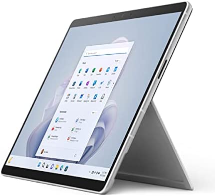 Microsoft Surface Pro 9 - WiFi Ordinateur Portable (Windows 11, écran Tactile 13'', 8 Go RAM, 256 Go SSD, Intel Core i5) Platine, QEZ-00004 Fiche Technique et Prix au Maroc