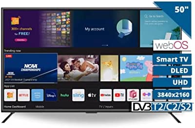 BSL-502S Smart TV 50" DLED UHD 3840 x 2160p, 60 Hz, USB, DVBT2, DVB-S2, Ci+, HDMI x3, Web OS Fiche Technique et Prix au Maroc