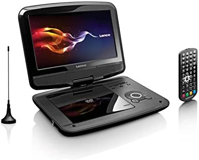 Lenco 9413 Portable 23 cm (9 ") Lecteur DVD HDMI, SD, Casque, antenne DVB-T (Noir) Fiche Technique et Prix au Maroc