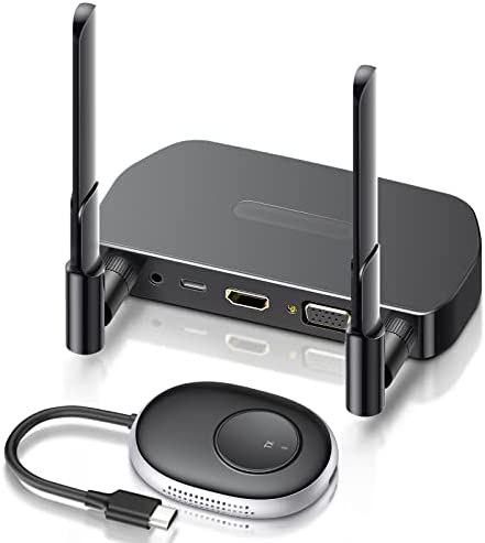 OBEST Récepteurs Et Émetteurs HDMI Et VGA sans Fil,Transmetteur Vidéo 1080P sans Fil,Signal Stable 5G Et 2.4G pour Netflix/Streaming De Réunion/Switch/Ps4/ Portable sur HDTV/Projecteur/Monitor Fiche Technique et Prix au Maroc