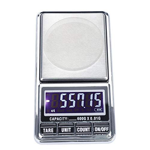 Balance de poche numérique, balance électronique Balance de haute précision USB Balance numérique en grammes de poids de poche pour la cuisine, la bijouterie, etc.120 × 67 × 17,5 mm(600g/0.01g) Fiche Technique et Prix au Maroc