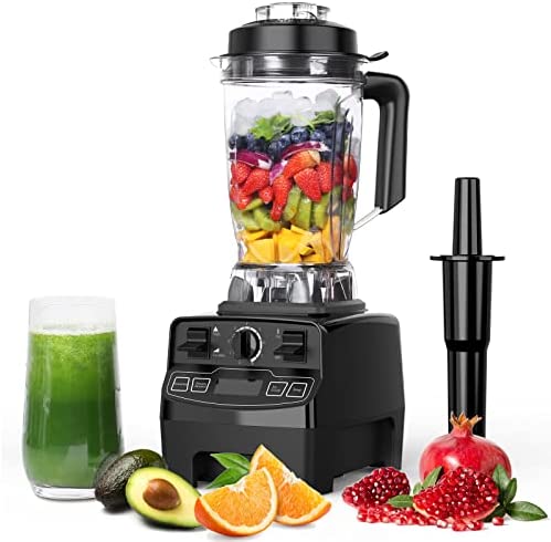 2000W Blender Smoothie, Mixeur Blender Professionnel Puissant Multifonction avec 8 Lames en Acier, 8 Vitesses Réglables, 4 Programmes Prédéfinis et 2L Jarre Tritan Fiche Technique et Prix au Maroc