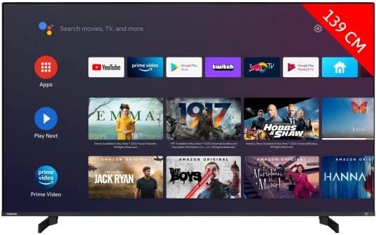 Toshiba TV LED 4K 139 cm 55QA5D63DG Fiche Technique et Prix au Maroc