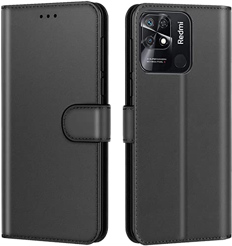 New&Teck Coque pour Xiaomi Redmi 10C, Housse Etui Portefeuille Cuir Multifonction, Fermeture Magnétique à Clapet Anti-Choc Fiche Technique et Prix au Maroc