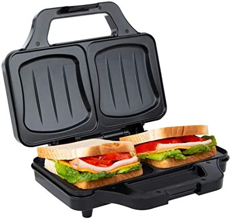 Ultratec Toasteur XXL pour sandwichs, avec 2 grandes plaques pour faire de délicieux sandwichs, convient aussi pour les grands toasts XXL, 900 watts, couleur : noir-argenté Fiche Technique et Prix au Maroc