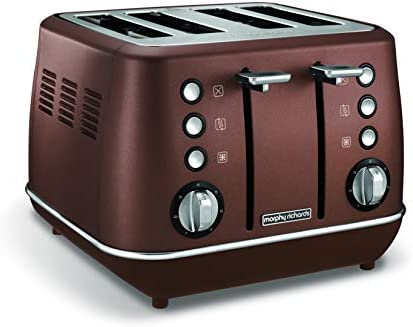 Morphy Richards Evoke Special Edition 4slice(s) Grille-pain Bronze 850 W 850 W - Grille-pain (4 slice(s), Bronze, Buttons, Rotary, China, 2 year(s), 850 W) Fiche Technique et Prix au Maroc