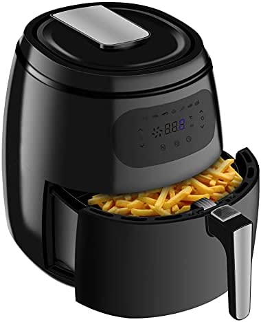WOLTU Friteuse à Air Chaud Grande Capacité 7,2L Friteuse sans Huile 1800W 7 Programmes Préréglés Écran LED Tactile Anti-surchauffe Minuterie et Température Réglable LF001sz Fiche Technique et Prix au Maroc