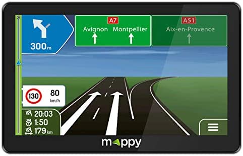 GPS Camion - GPS Poids Lourds - Mappy GPS Maxi X755 TRUCK (Écran : 7 Pouces - 44 pays - Mise à jour gratuite jusqu'à 4 fois par an) Noir Fiche Technique et Prix au Maroc