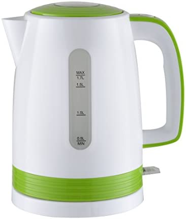 Triomph ETF1793 Bouilloire Électrique, 225 x 160 x 230 mm 2200 W, 1.7 liters Blanc/Vert Fiche Technique et Prix au Maroc