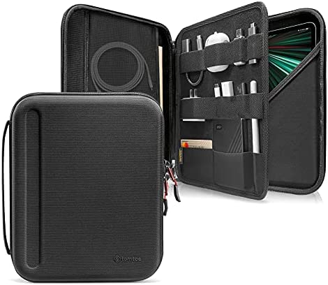 tomtoc housse pour iPad Pro 12,9 pouces M2&M1 (6/5/4/3 gén)2022-2018, accessoire Case Housse de protection pour Magic Keyboard, Power Adapter, câble, stylet, convient à Surface Pro, Surface Laptop Go Fiche Technique et Prix au Maroc
