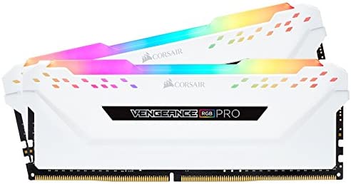 MEM D4 3200 16G (2x8G) CORSAIR (CMW16GX4M2C3200C16W) Vg RGB Blc 8719 Fiche Technique et Prix au Maroc