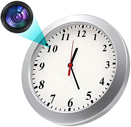 Nevarde Mini Camera Espion Caché d’Horloge Mur caméra 1080P HD Nanny détection de Mouvement caméra de sécurité intérieure pour la Maison et Le Bureau, Pas Besoin de WiFi Fiche Technique et Prix au Maroc