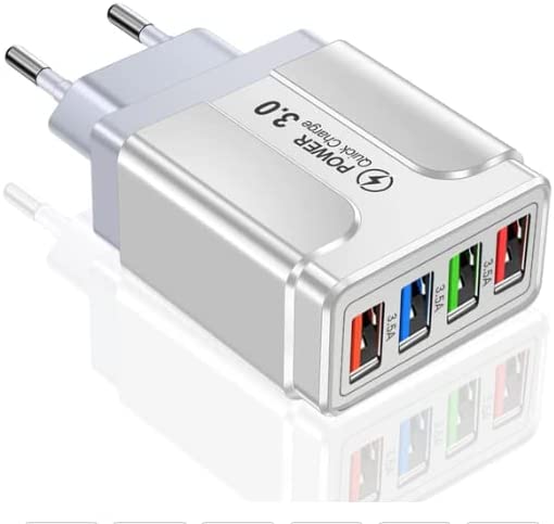 Genérico TQM - CQ 5.1 A Charge Rapide Prise Chargeur USB x4 pour Smart Phone et appareils de chargement via USB Fiche Technique et Prix au Maroc