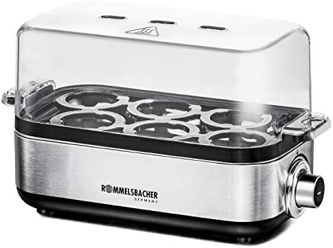 Rommelsbacher ER 600 Cuiseur à œufs, Acier Inoxydable/Noir Fiche Technique et Prix au Maroc