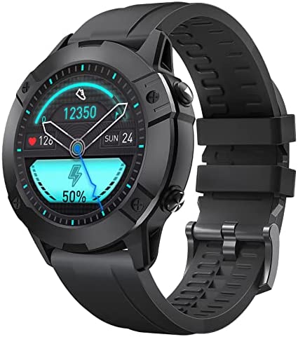 Montre Connectée Homme, CUBOT Etanche 5ATM Smartwatch 450 mAh 1,28 Pouces Écran Tactile Tracker Sports Montre Intelligente Bluetooth 5.0 Moniteur de Sommeil pour iOS Android Fiche Technique et Prix au Maroc
