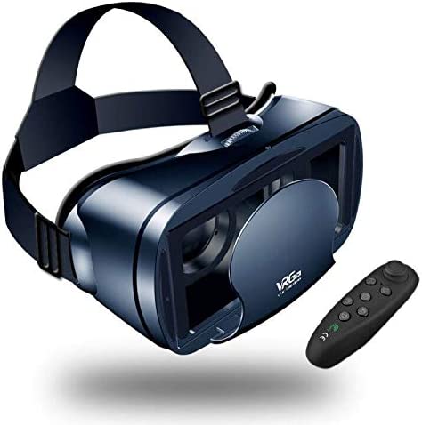 Lunettes VR 3D avec télécommande compatible avec tous les smartphones tels que Galaxy, Android, Huawei, de 5,0 à 7,0 pouces (noir) Fiche Technique et Prix au Maroc