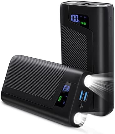 ONLYNEW Batterie Externe Power Bank: 27000mAh 20W Chargeur Portable USB C Charge Rapide avec Lampe de Poche, Compatible avec iPhone, Samsung, Huawei Fiche Technique et Prix au Maroc
