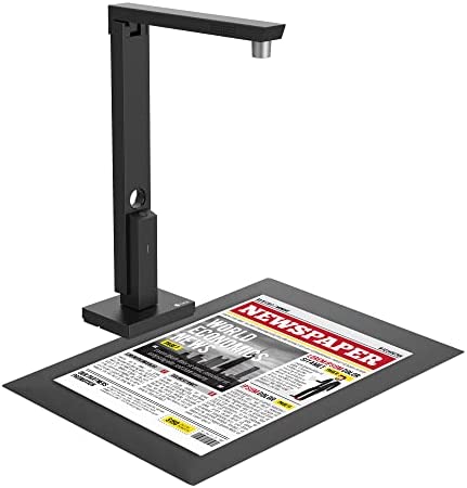 CZUR Lens 800 Pro Compact Scanner de Documents, 8 Mégapixels, 270 DPI, 60 PPM, USB 2.0, Numérisation Rapide Taille de Capture A4, Compatible avec Windows et macOS Fiche Technique et Prix au Maroc