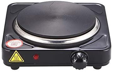 Jago® Plaque de Cuisson - Portable, 1000 W, Brûleur en Fonte, en Acier, Noir ou Blanc - Plaque Chauffante Électrique, Réchaud, Table de Cuisson Fiche Technique et Prix au Maroc