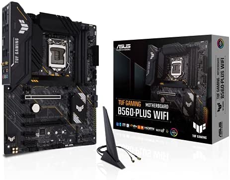 ASUS TUF Gaming B560-PLUS WiFi Carte mère Intel B560 LGA 1200 ATX (8+1 phases d’alimentation, PCIe 4.0, 2xM.2, HDMI 2.0, DisplayPort 1.4, SATA, USB 3.2 Gén. 2 Type-C, Thunderbolt 4, Aura Sync RGB) Fiche Technique et Prix au Maroc
