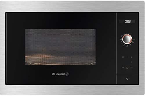 Micro ondes Encastrable De Dietrich DME7121X - Micro-Ondes Encastrable avec kit Noir et inox - 26 litres - 900 W Fiche Technique et Prix au Maroc