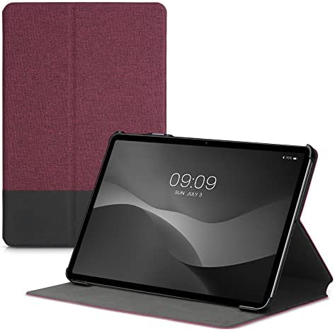 kwmobile Coque Compatible avec Huawei MatePad 11 (2021) - Coque Housse protectrice pour téléphone en Silicone Rouge foncé-Noir Fiche Technique et Prix au Maroc