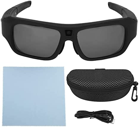 Lunettes de caméra Lunettes de soleil d'enregistrement vidéo intelligentes 90 ° Angle 2K Full HD Mini lunettes de caméra pour la conduite Cyclisme Lunettes d'équitation avec caméra, lunettes vidéo Fiche Technique et Prix au Maroc